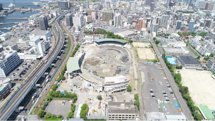 広島県：広島某競輪場再整備に伴う解体工事